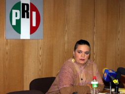 Beatriz Paredes, presidenta nacional del Partido Revolucionario Institucional. ARCHIVO  /