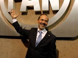 El senador Gustavo Madero rindió protesta como nuevo presidente del Partido Acción Nacional. EL UNIVERSAL  /