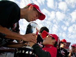 Jugadores del Tijuana festejaron el título con sus familias. MEXSPORT  /