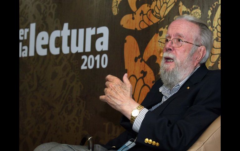 Este domingo, Hugo Gutiérrez Vega recibirá el Homenaje Periodismo Cultural Fernando Benítez. E. BARRERA  /