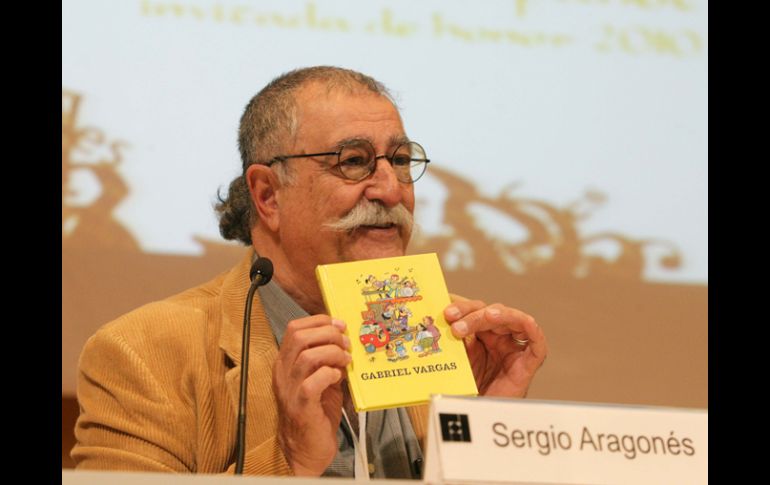 Sergio Aragonés compartió algunas anécdotas de Gabriel Vargas. A. CAMACHO  /