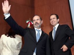 Gustavo Madero Muñoz, ante el Consejo Nacional del PAN. NOTIMEX  /