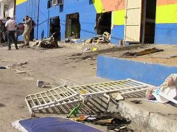 Imagen de  la estancia infantil ABC, luego de haber ocurrido el accidente. EL UNIVERSAL  /