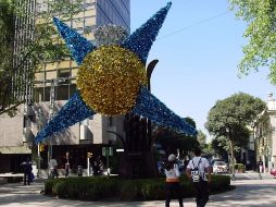 Preparativos navideños en Paseo de la Reforma. NOTIMEX  /
