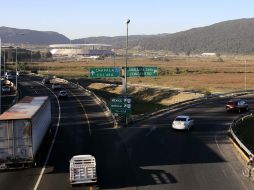 Vista de la zona de El Bajío desde el Periférico, donde ya se levanta el Estadio Omnilife. EL INFORMADOR  /