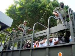 La llegada de más elementos del Ejército responde a los intereses ciudadanos, así lo expresa el sector económico neoleonés. NTX  /