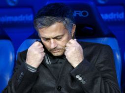José Mourinho durante el partido ante el Valencia. AP  /