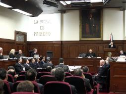 El Pleno informó que el ministro Juan Silva Meza fue el único que se registró para competir por la presidencia. EL UNIVERSAL  /