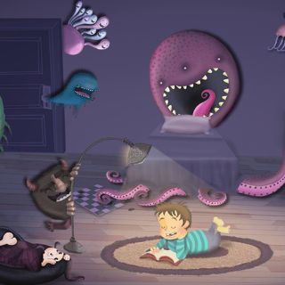 A los niños les emocionan los monstruos