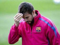 Piqué, del Barcelona habla del morbo en caso de enfrentar al Milán. EFE  /