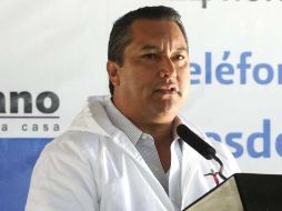 Francisco Blake Mora, titular de la Secretaría de Gobernación, encabeza el arranque del programa Paisano. NTX  /