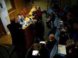 La fiscal superior sueca comparece en Gothenburgo, Suecia, ante los medios sobre la detención en Londres de Julian Assange. REUTERS  /