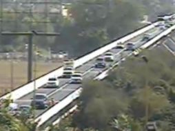 Aspecto de la circulación vehicular en el puente Ameca. ESPECIAL  /