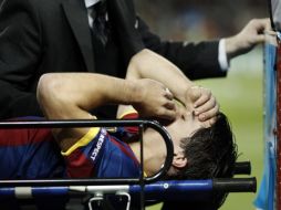 Bojan Krkic no pudo disputar ni media hora del encuentro del Barcelona ante el Rubin Kazan. AP  /