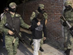El Ejército detuvo en Morelos a 'El Ponchis'. AP  /
