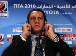 El técnico del Pachuca habló con los medios después de la primera práctica del equipo en Abu Dhabi. REUTERS  /