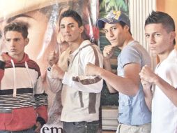 Los boxeadores “Sayayín” Gutiérrez, “Violento” García, “Ratón” Cortez y “Pollito” Cruz, serán parte de la función. G. LOPEZ  /