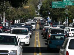 Las complicaciones a la circulación se concentran sobre las avenidas López Mateos y Mariano Otero, entre otras. E. PACHECO  /