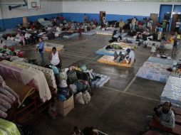 Ya son 124 mil personas albergadas en 851 refugios habilitados en todo el país.EFE  /