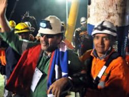 Los 33 mineros fueron rescatados entre el 12 y el 13 de octubre. EL UNIVERSAL  /