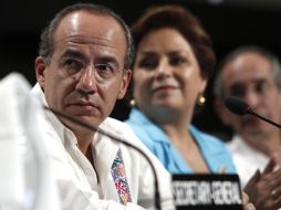 Calderón se mantiene optimista de cerrar la COP16 con acuerdos importantes. EL UNIVERSAL  /