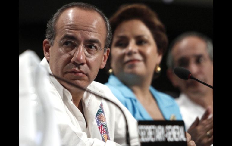 Calderón se mantiene optimista de cerrar la COP16 con acuerdos importantes. EL UNIVERSAL  /