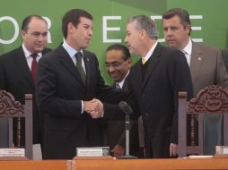 El gobernador Emilio González estuvo presente en el informe del alcalde de Tlaquepaque. S NÚÑEZ  /