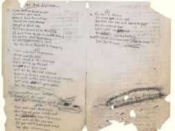 La canción escrita a lápiz en una de la piezas claves de su carrera musical. EFE  /