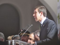 El alcalde de Tlaquepaque, Miguel Castro, instó a ''seguir peleando'' por una mayor autonomía del SIAPA. S. NUÑEZ  /