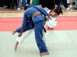 La judoca jalisciense, Andrea Cárdenas (der.) ESPECIAL  /
