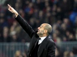 Joseph Guardiola considera que es un privilegio disfrutar los logros del Barcelona. EFE  /