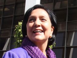La ex gobernadora de Zacatecas, Amalia García. EL UNIVERSAL  /