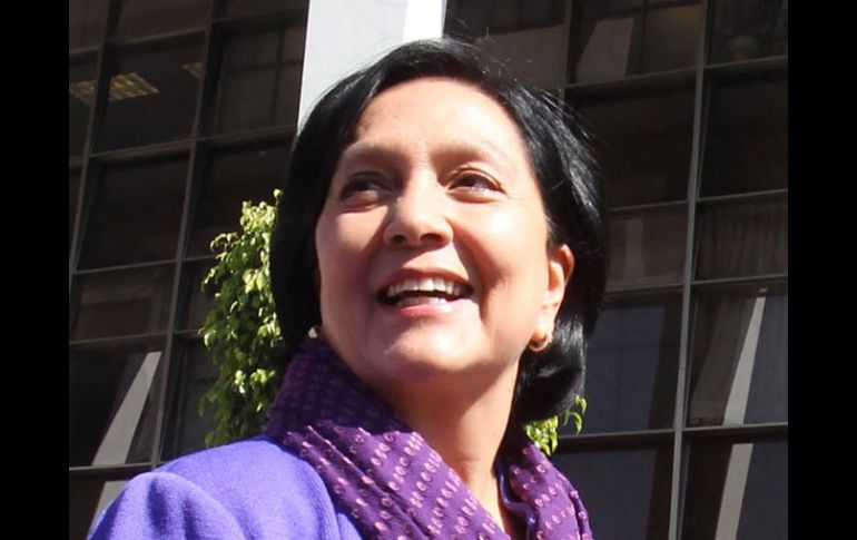 La ex gobernadora de Zacatecas, Amalia García. EL UNIVERSAL  /