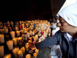 Para venerar a la Virgen de Guadalupe, cinco millones 490 mil peregrinos habían acudido a la Basílica hasta el mediodía de hoy. NTX  /