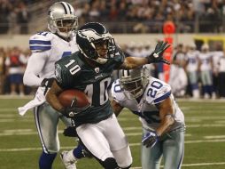 DeSean Jackson (10) fue importante para el triunfo de Filadelfia. AP  /