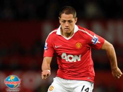 El jugador mexicano Javier 'Chicharito' Hernández podría jugar en España. MEXSPORT  /