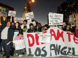 Las manifestaciones de en favor de la regularización de los estudiantes inmigrantes han proliferado en los últimos días. AP  /