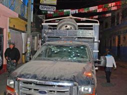 Imagen sobre el ataque entre grupos armados en el municipio de Tecalitlán. EL UNIVERSAL  /