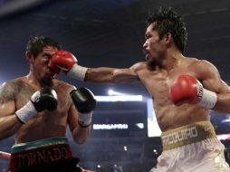 Imagen del combate entre Margarito y Pacquiao. AP  /