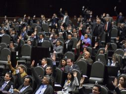 La Cámara de Diputados aprobó con 384 votos a favor, 2 en contra y 21 abstenciones el dictamen de desafuero contra Godoy. NTX  /