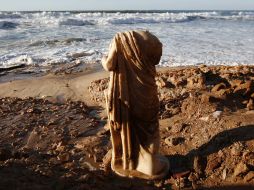 Fue descubierta luego que se derrumbó el acantilado de Ashkelon. REUTERS  /