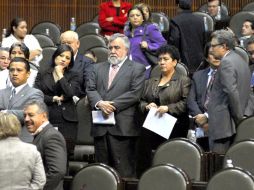 Alejandro Encinas Rodríguez, se pronunció a favor del dictamen para retirarle el fuero a Julio César Godoy Toscano. NTX  /