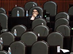 Julio César Godoy Toscano no se presentó en San Lázaro y fue representado por un abogado. EL UNIVERSAL  /