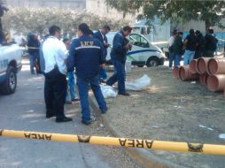 Peritos forenses descubrieron restos humanos dentro de los costales. M. PATIÑO  /