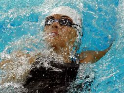 Fernanda González realizó un buen debtu en el Campeonato Mundial de Natación de Dubai. MEXSPORT  /