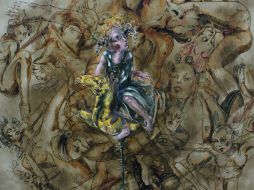 El círculo forma parte de la exposición que Nino Magaña inaugura. ESPECIAL  /