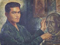 Autorretrato del  pintor y escultor nacido en Irapuato.ESPECIAL  /