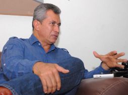 Mario Anguiano Moreno se apresta a rendir ante los colimenses el informe de su primer año de trabajo. EL UNIVERSAL  /