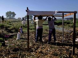 El Parque Indoamericano, el segundo más grande de Buenos Aires, fue el  epicentro de los asentamientos. AP  /