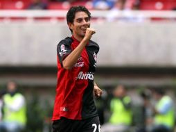 Foto de archivo de Flavio Santos quien anotó el primer gol en la victoria al Atlas frente a Correcaminos. MEXSPORT  /